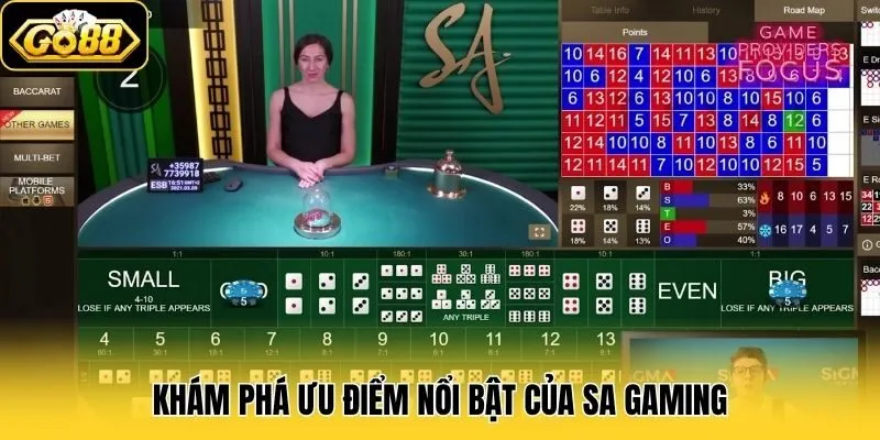 SA Gaming Go88 - Điểm Đến Cá Cược Xanh Chín Cho Bạc Thủ 2 Khám phá ưu điểm nổi bật của SA Gaming
