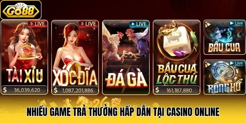Casino Online 1 Nhiều game trả thưởng hấp dẫn tại Casino Online