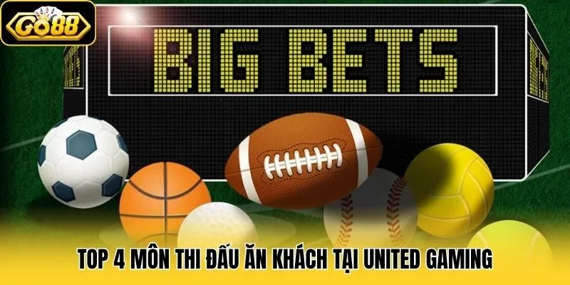 Top 4 môn thi đấu ăn khách tại United Gaming